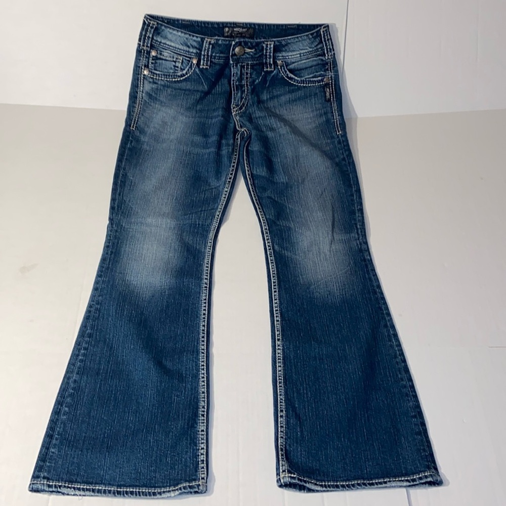 Silver Suki Surplus Women’s Size W 31 / L 32 Bootcut Denim blue Jeans